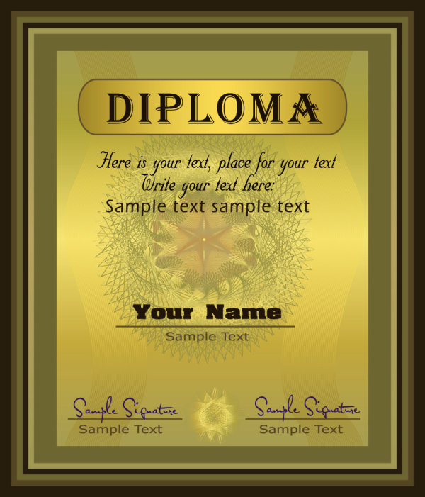 Gorgeous diploma certificate template-04
